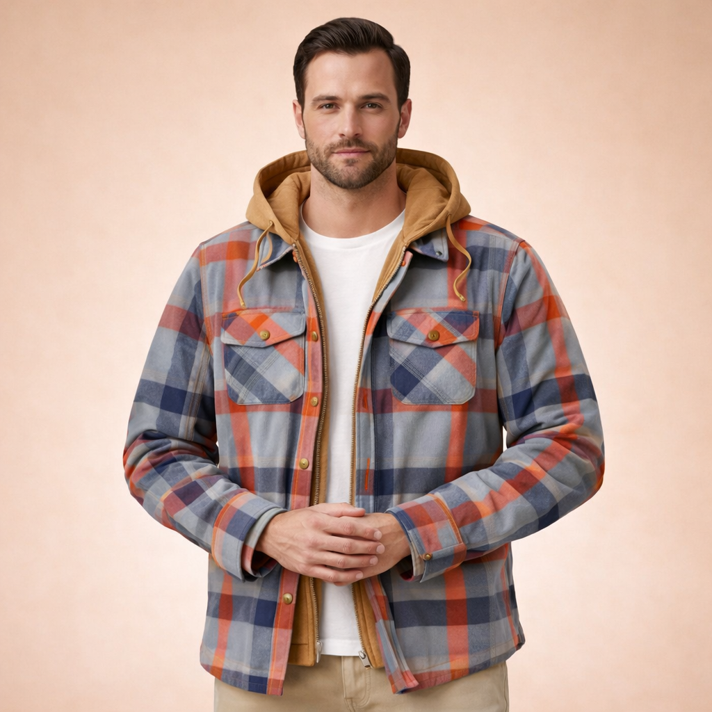 Aaron| Veste classique à carreaux pour l’hiver