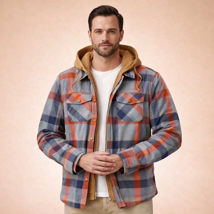 Aaron| Veste classique à carreaux pour l’hiver