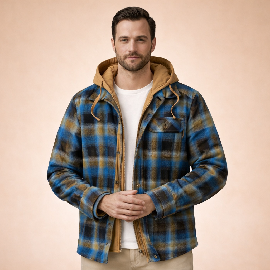 Aaron| Veste classique à carreaux pour l’hiver