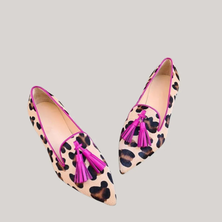 Madeline | Chic And Comfortable Leopard-Print Moccasin Loafers