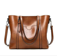 Eleanor | Sophisticated Oil-Wax Finish Structured Tote Bag