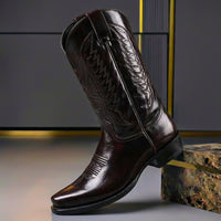 Damian | Sophisticated Polished Heritage Leather Boots