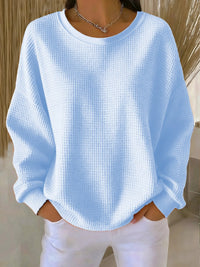 Emily | Stylish and Comfortable Waffle-Knit Sweater