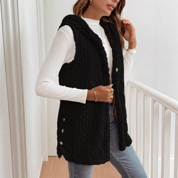 Women's Cozy Plush Vest Drune 2