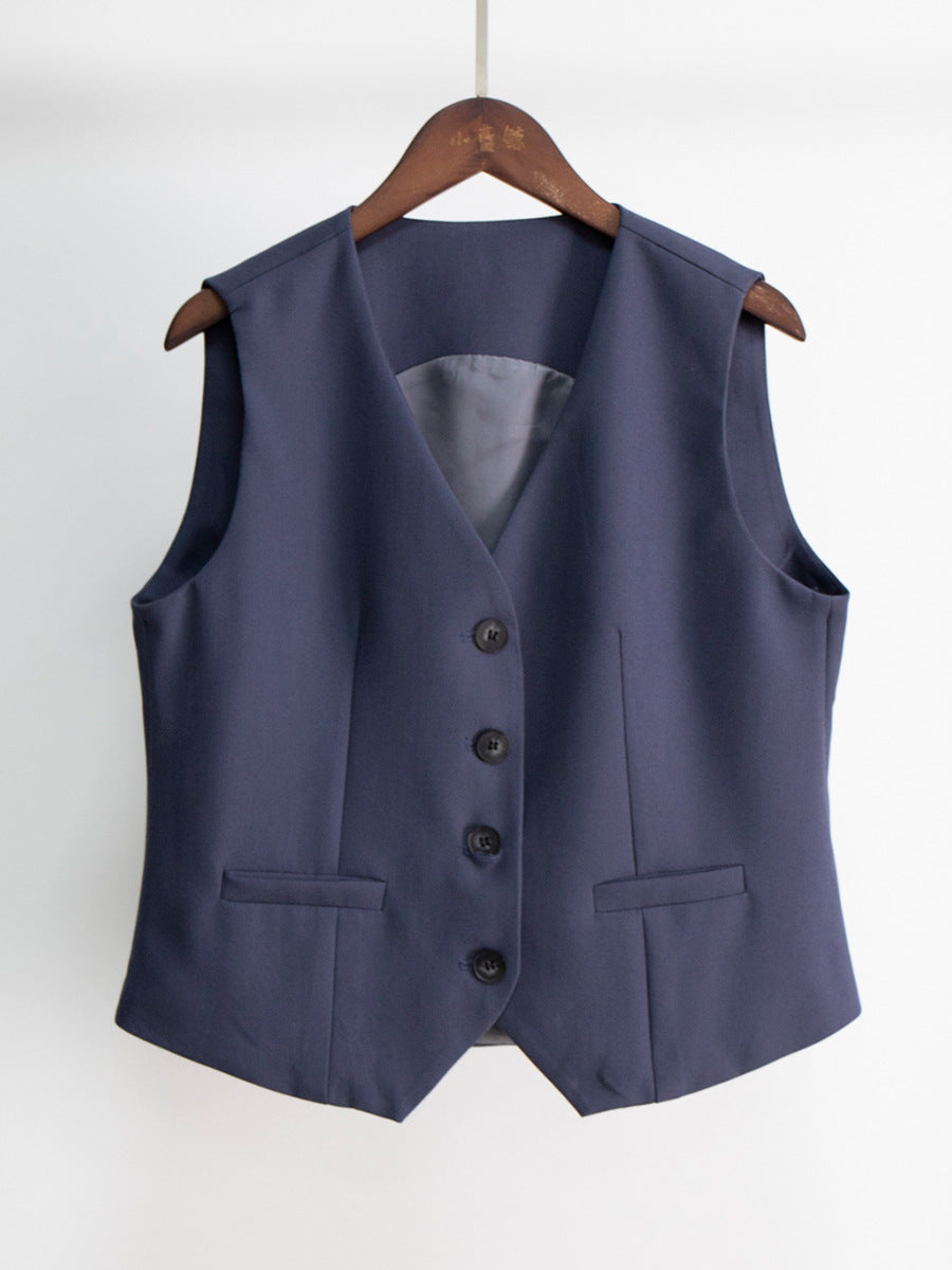 Women's elegant vest with a comfortable cut, down 0