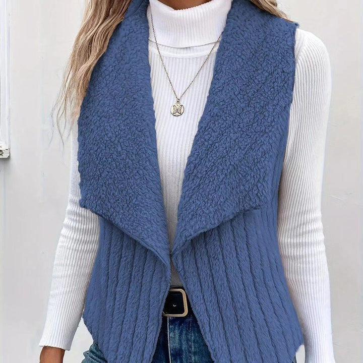 Women's vest made of soft faux fur Drune 0