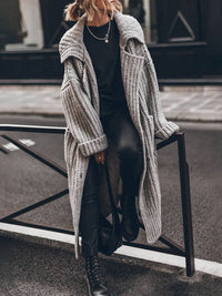 Christina | Elegant and Comfortable Oversized Rib-Knit Cardigan