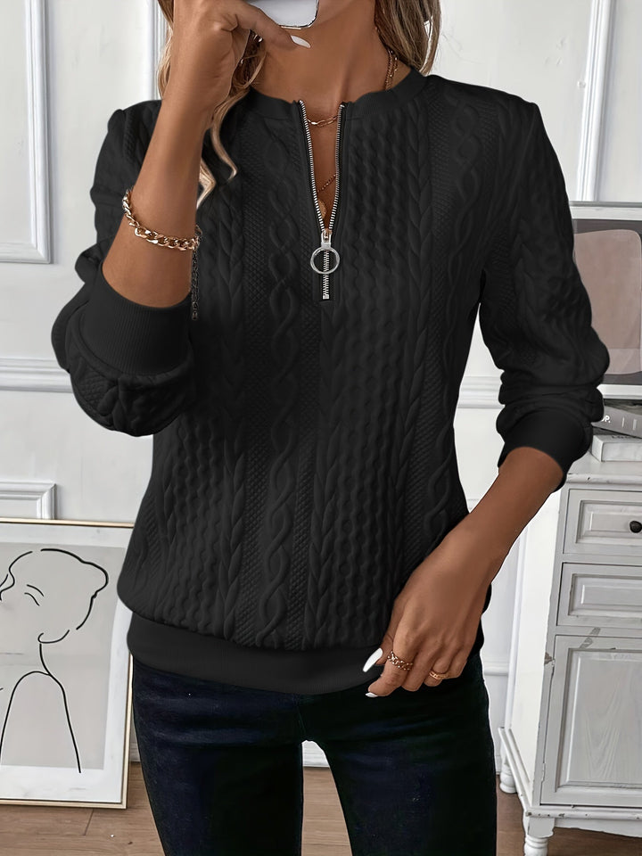 Zoé | Modern Zip-Up Sweater 5