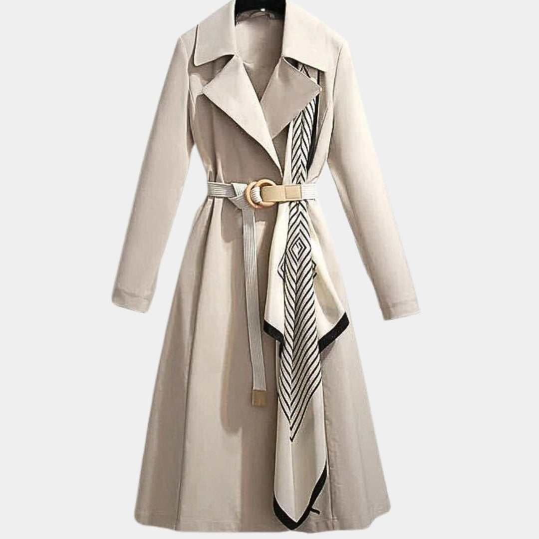 Sienna | Trench midi con cintura senza tempo e confortevole