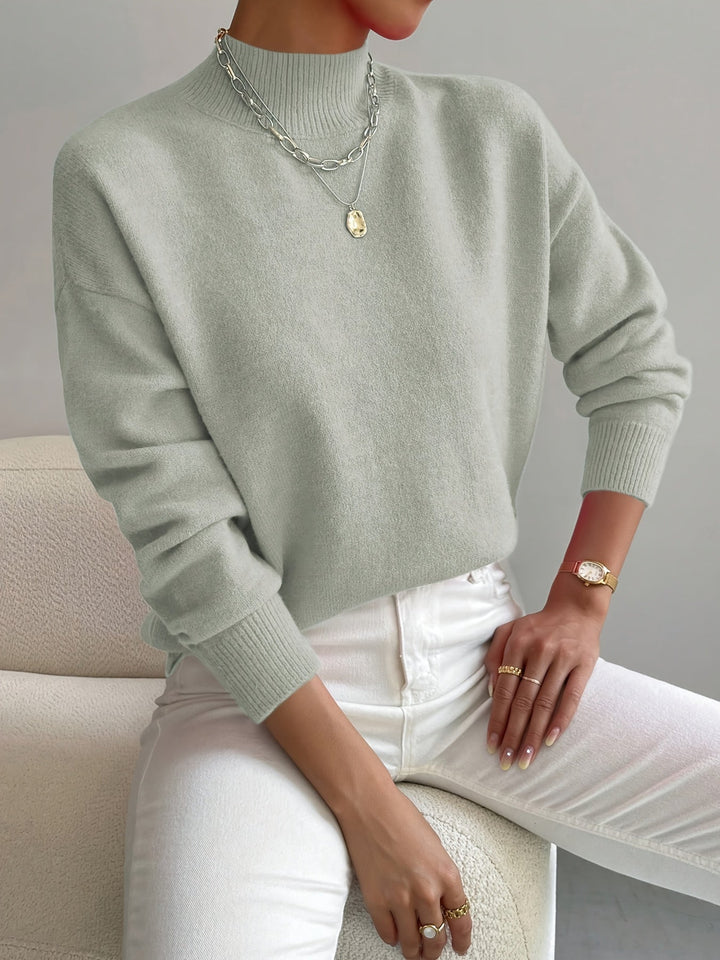 Elena | Elegant And Comfortable Turtleneck Knit Sweater