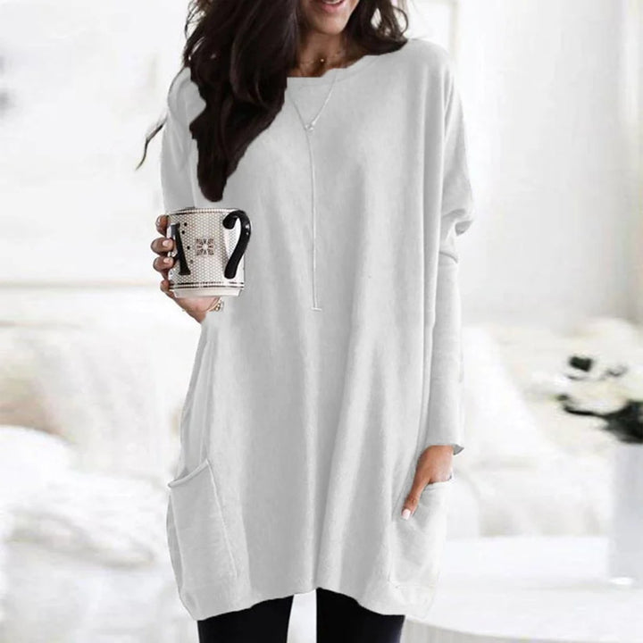 Mila | Relaxed And Stylish Oversized Pocket Tunic Sweater