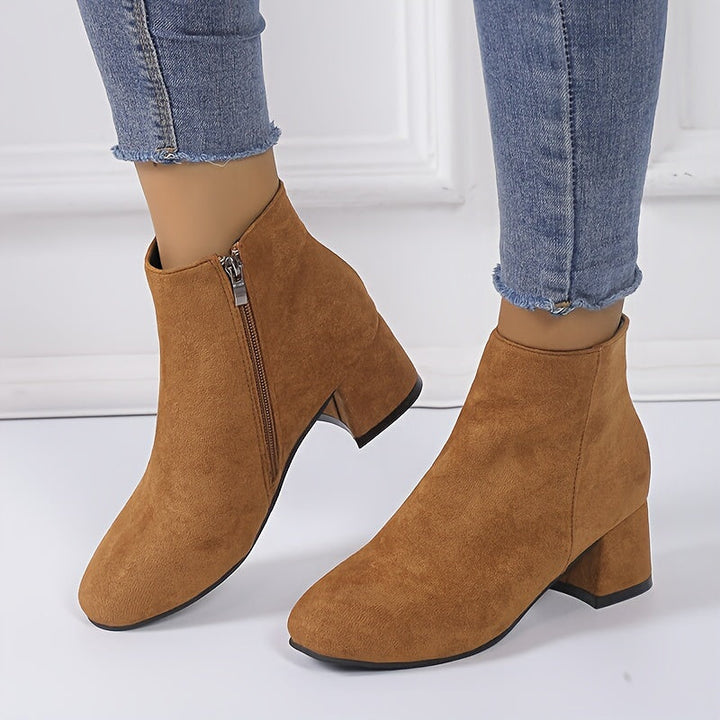 Daniela | Modern Suede-Feel Chelsea Ankle Boot