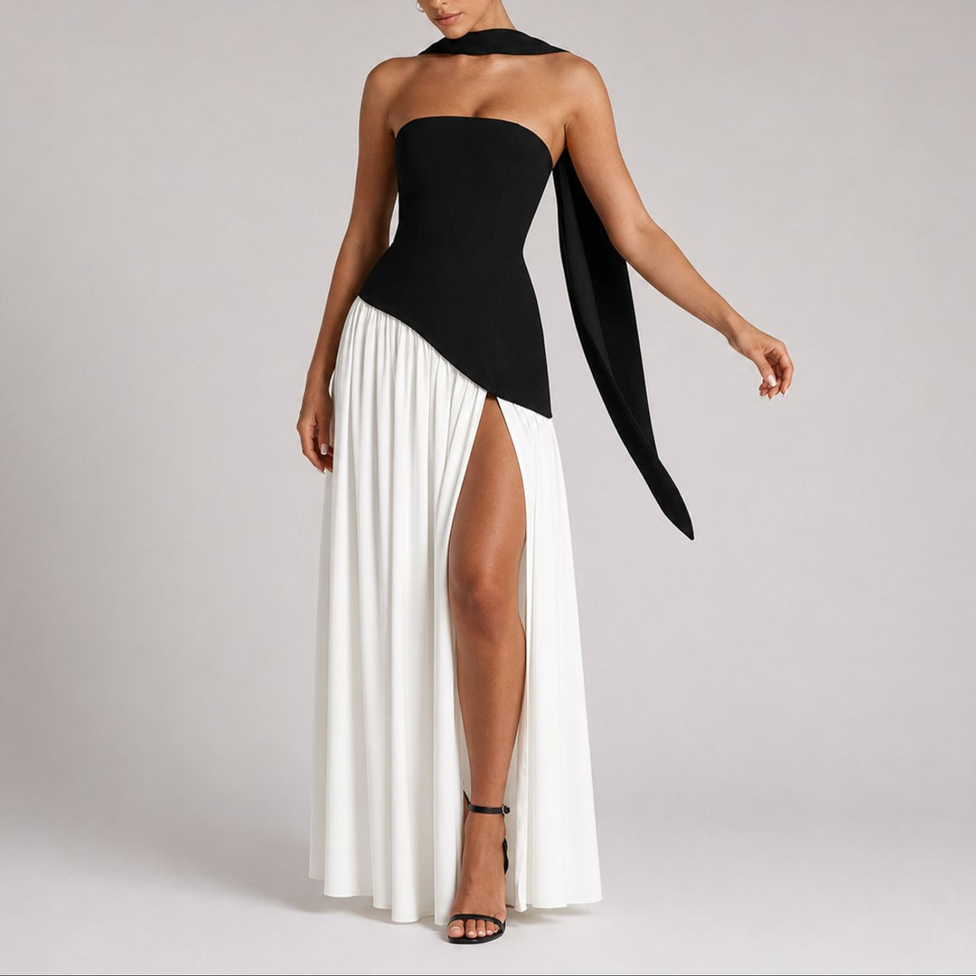 Emma | Robe longue élégante et éblouissante pour mariage d’automne