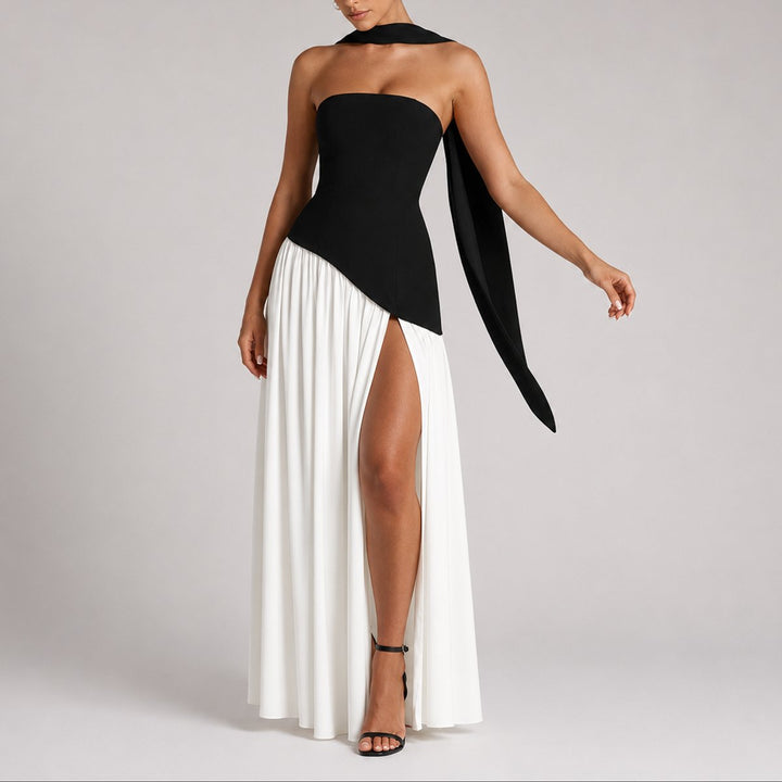 Emma | Robe longue élégante et éblouissante pour mariage d’automne