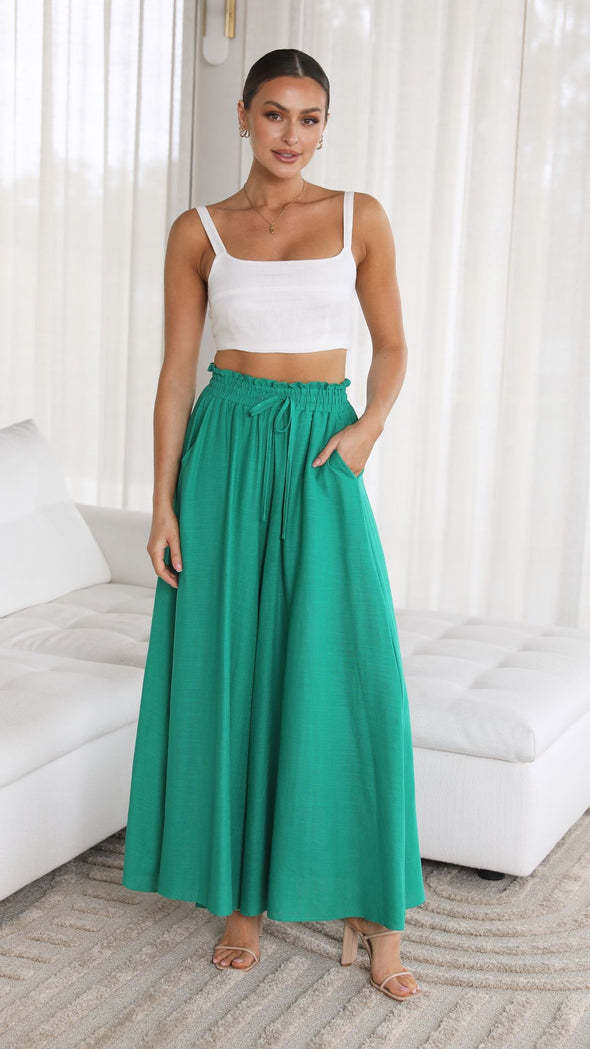Stella | Pantalon palazzo léger et confortable à jambes larges