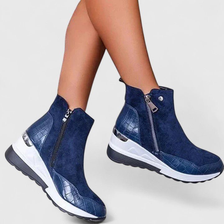 Emma | Comfortable And Stylish Orthopedic Wedge Ankle Boots