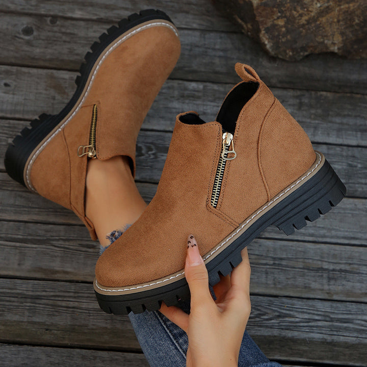 Mirelle | Modern Chunky Platform Ankle Boots