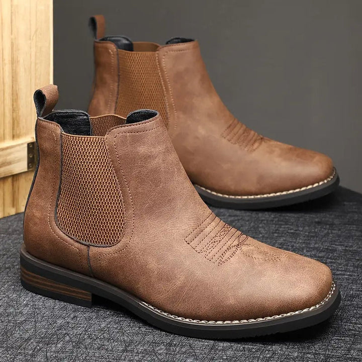 Stefan | Refined And Supportive Orthopedic Chelsea Men Boots