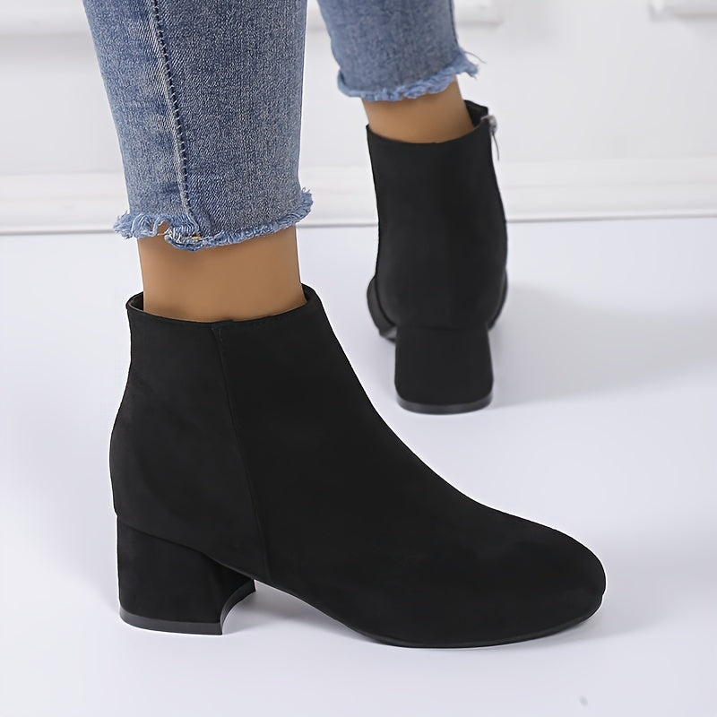 Daniela | Modern Suede-Feel Chelsea Ankle Boot