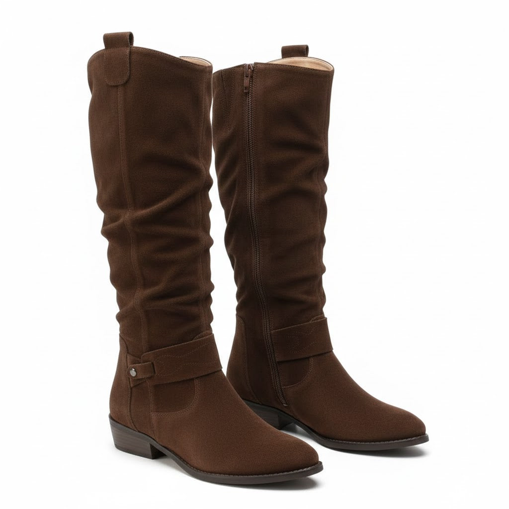 Hazel | Elegant And Comfortable Slouchy Knee High Boots