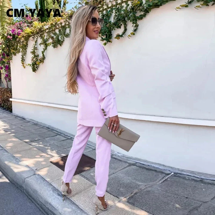 Victoria | Ensemble deux pièces soigné avec blazer et pantalon