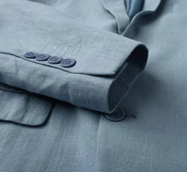 Ethan | Blazer élégant et respirant en lin pour homme