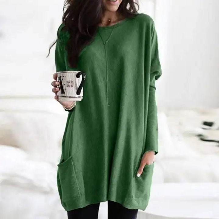 Mila | Relaxed And Stylish Oversized Pocket Tunic Sweater