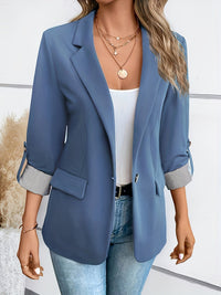 Alice | Casual And Comfortable Roll-Up Sleeve Blazer