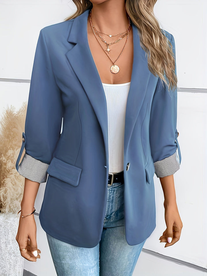 Alice | Casual And Comfortable Roll-Up Sleeve Blazer