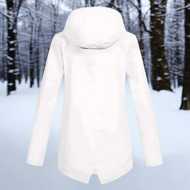 Nora | Leichte und stilvolle wasserdichte Regenjacke mit Kapuze