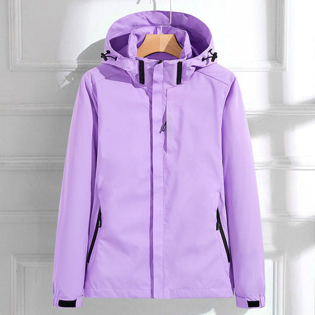 Amelia | Veste de pluie imperméable à capuche, élégante et fiable