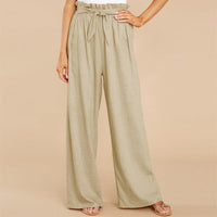 Emma | Pantalon élégant et polyvalent à taille haute et jambes larges