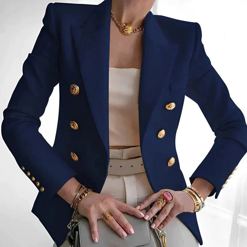 Nora | Eleganter und bequemer zweireihiger Blazer