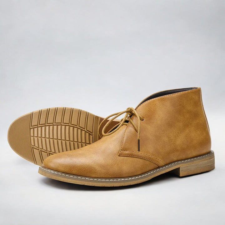 Marcus | Refined And Supportive Orthopedic Leather Chukka Men Boots