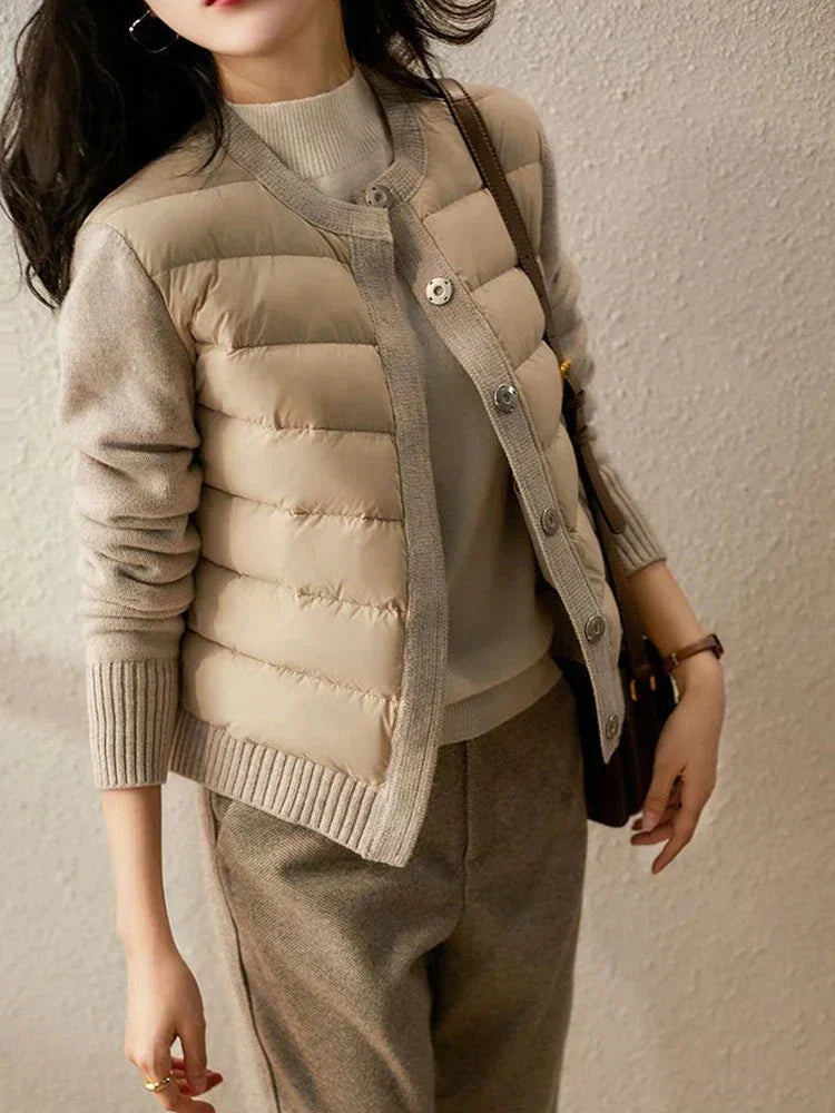 Julia | Elegante und warme taillierte Winterjacke für Damen