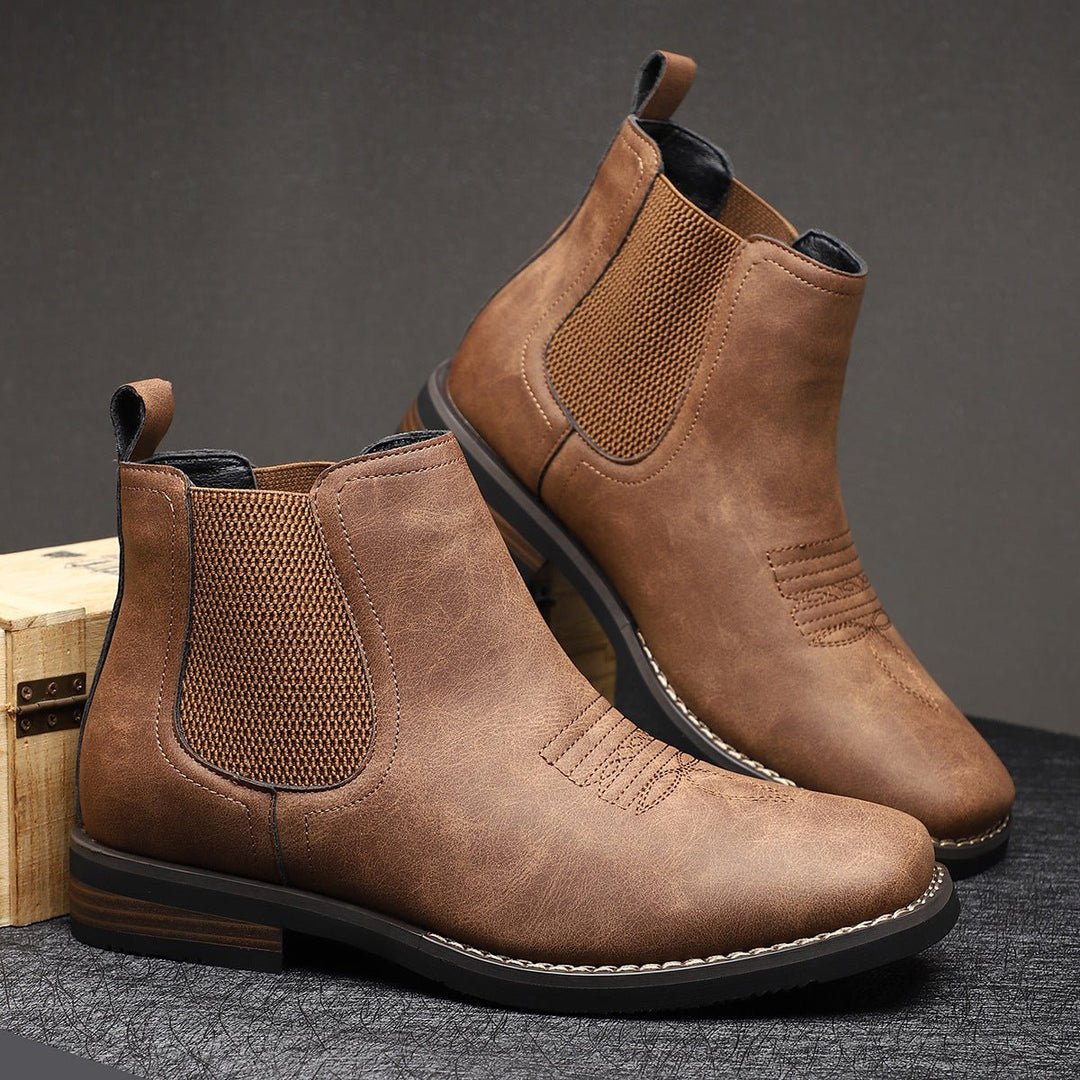 Stefan | Refined And Supportive Orthopedic Chelsea Men Boots
