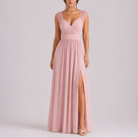 Sophia | Elegant And Sophisticated Fall Wedding Lace Maxi Dress