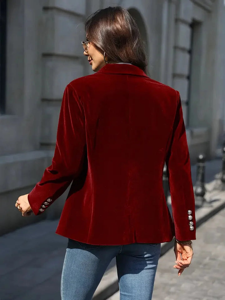Sophia | Comfortable And Luxurious Women's Velvet Blazer