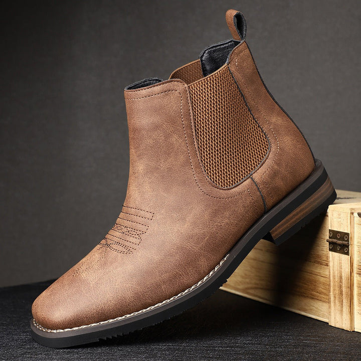 Stefan | Refined And Supportive Orthopedic Chelsea Men Boots