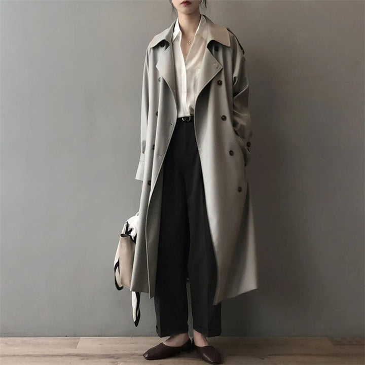 Elizabeth | Wasserabweisender und klassischer zweireihiger Trenchcoat