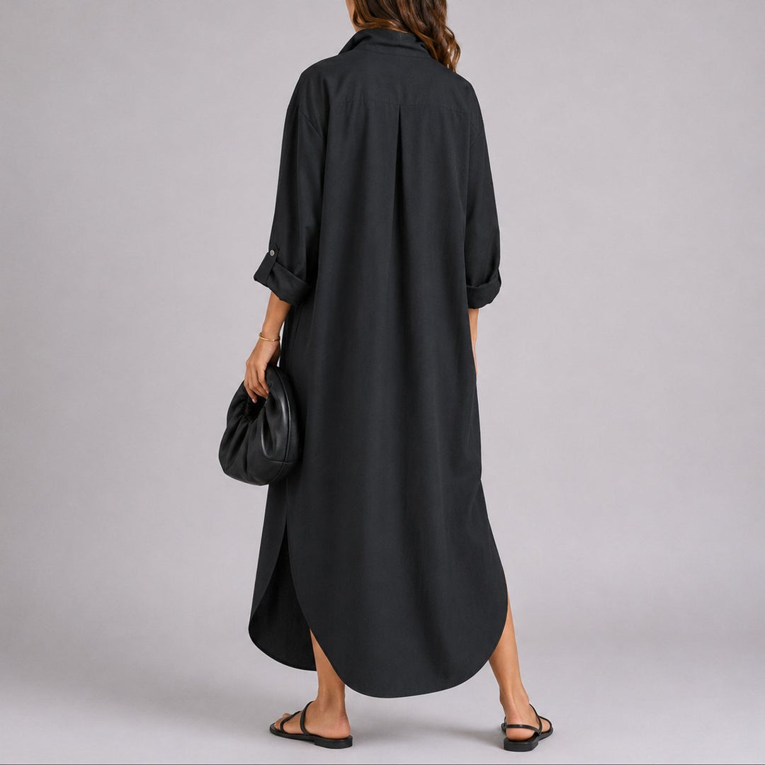 Lily | Relaxed And Elegant Fall Wedding Linen Maxi Dress