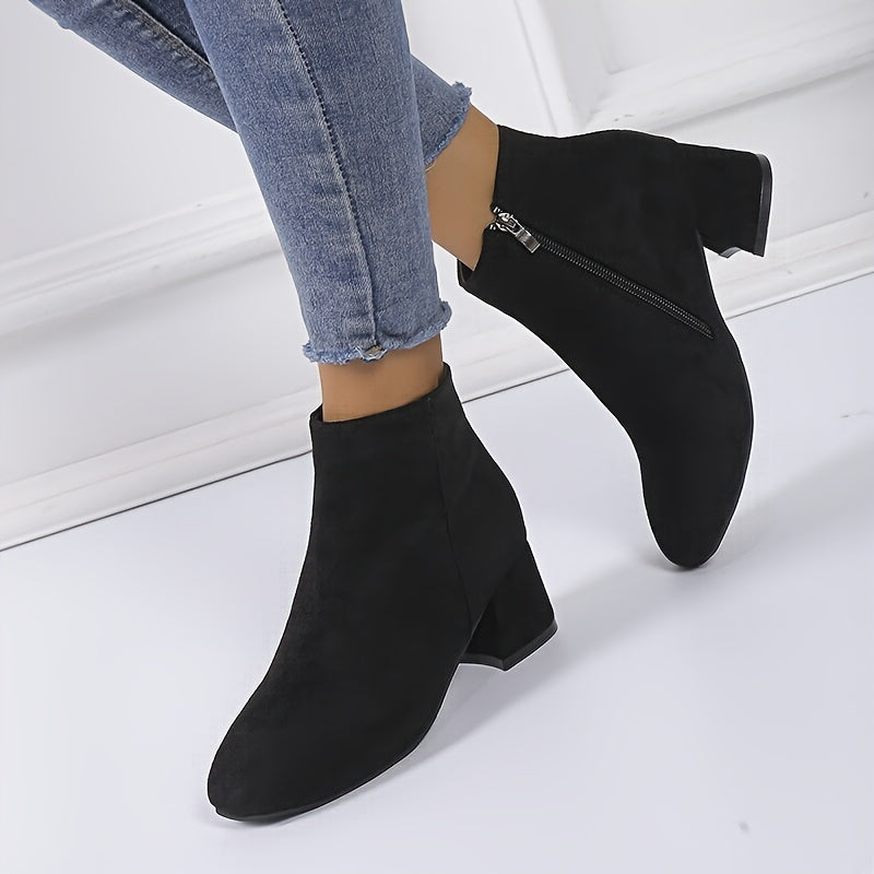 Daniela | Modern Suede-Feel Chelsea Ankle Boot
