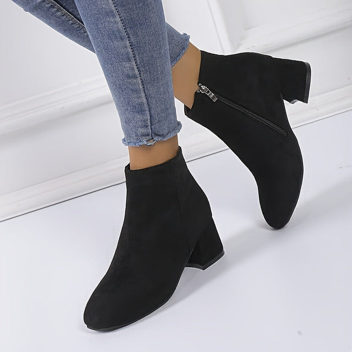 Daniela | Modern Suede-Feel Chelsea Ankle Boot