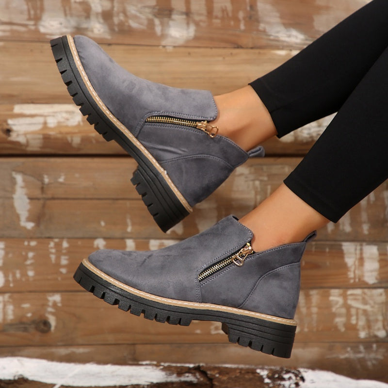 Mirelle | Modern Chunky Platform Ankle Boots