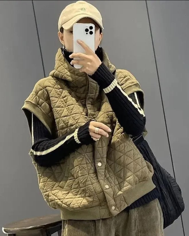 Emily | Gilet sans manches élégant et confortable à capuche, pour l'hiver
