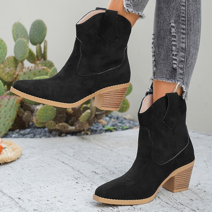 Maya | Modern and Classic Western Chelsea Ankle Boots