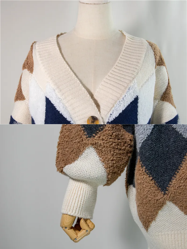 Sofia | Weicher und eleganter Oversize-Strickcardigan mit Knöpfen