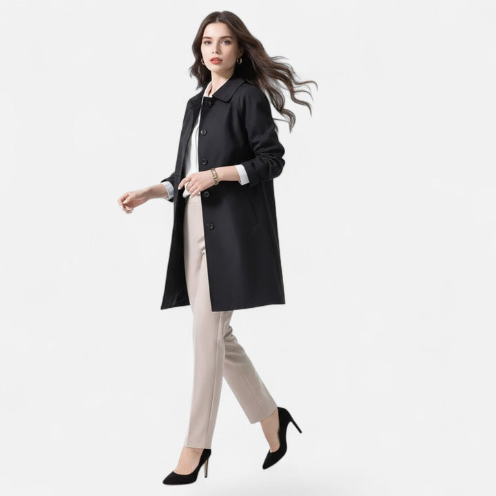 Harper | Trench-coat midi, raffiné et classique
