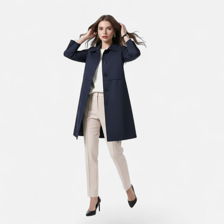 Harper | Trench-coat midi, raffiné et classique