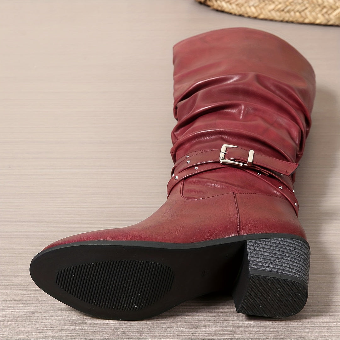Julia | Chic and Comfortable Slouchy Knee High Boots